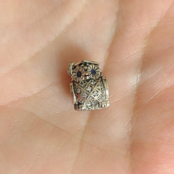Pandora Sterling Silver 925 Owl Graduation Charm Bead - Picture 4 of 9